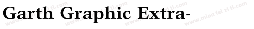 Garth Graphic Extra字体转换